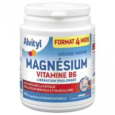 Alvityl Magnésium Vitamine B6 Libération Prolongée Comprimés Lp Pot/120 à TOUCY